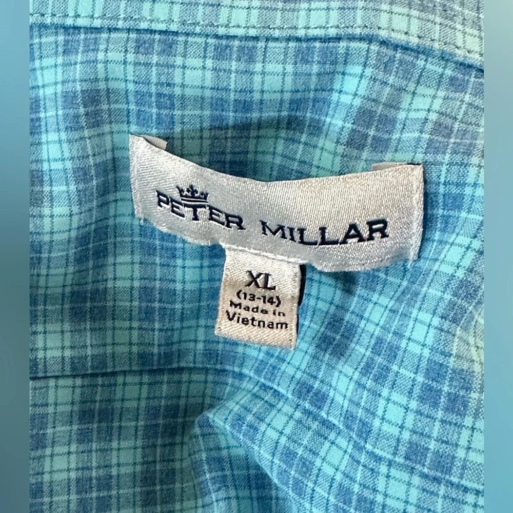 Peter Millar Men’s Blue Long Sleeve Button Down Shirt. Size XLarge - Picture 11 of 13